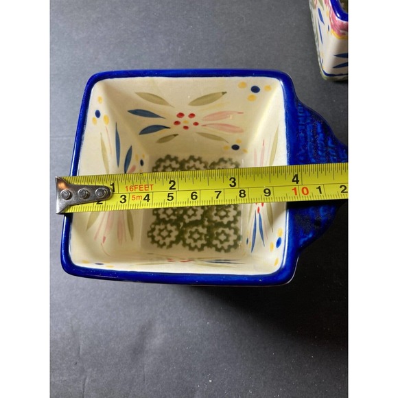 Temptations Presentable Ovenware by Tara Old World Blue Baking Dishes Set of 4‎ - Picture 5 of 7